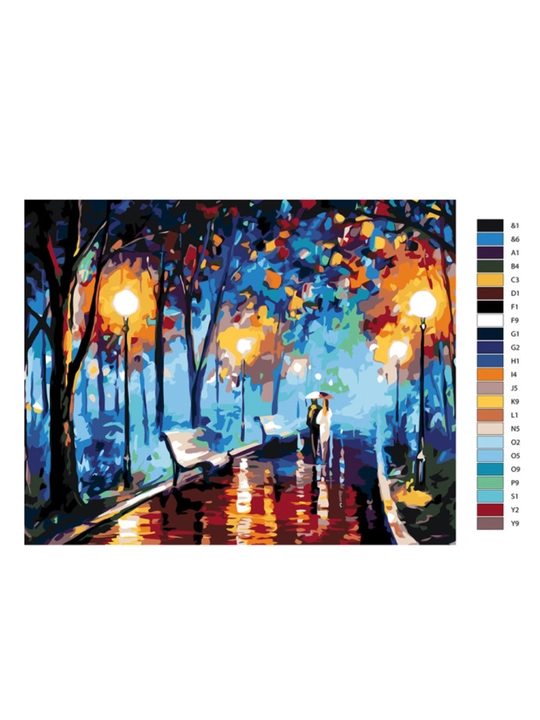 Raqamlar bo'yicha rasm chizish ARTERY "Juftliklar", holstda chizmachilik, 40 * 50 sm