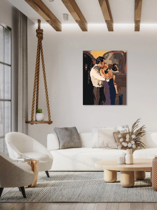 Raqamlar bo'yicha rasm chizish ARTERY "Juftliklar", holstda chizmachilik, 40 * 50 sm
