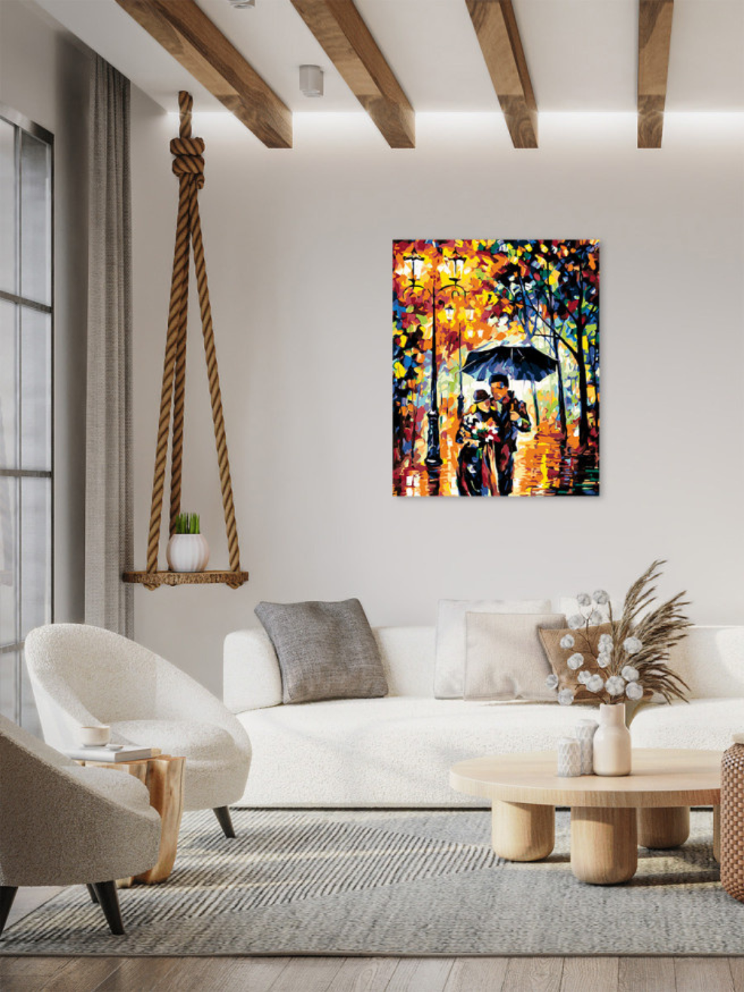Raqamlar bo'yicha rasm chizish ARTERY "Juftliklar", holstda chizmachilik, 40 * 50 sm