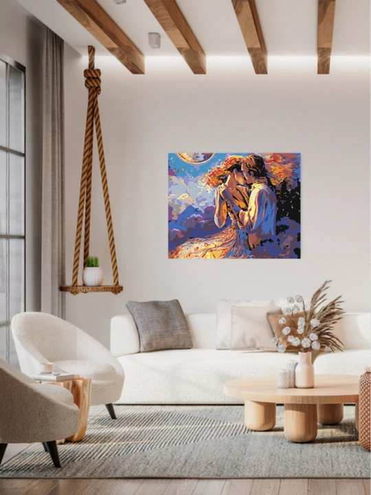 Raqamlar bo'yicha rasm chizish ARTERY "Juftliklar", holstda chizmachilik, 40 * 50 sm