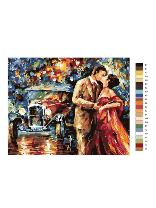 Raqamlar bo'yicha rasm chizish ARTERY "Juftliklar", holstda chizmachilik, 40 * 50 sm