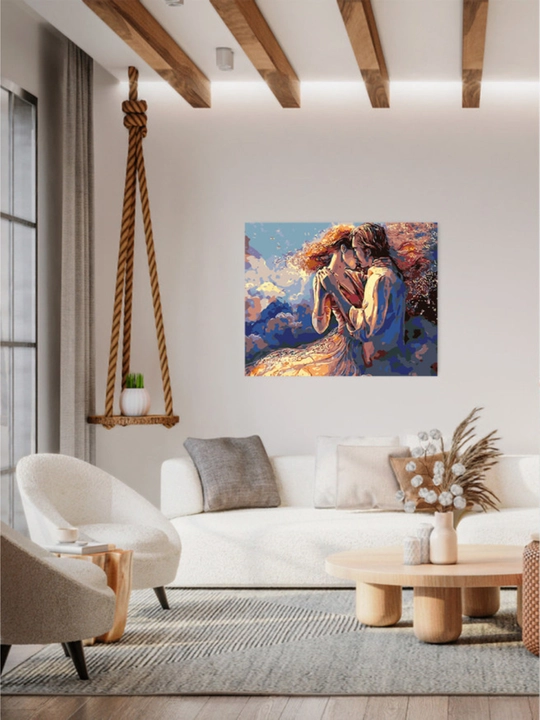 Raqamlar bo'yicha rasm chizish ARTERY "Juftliklar", holstda chizmachilik, 40 * 50 sm