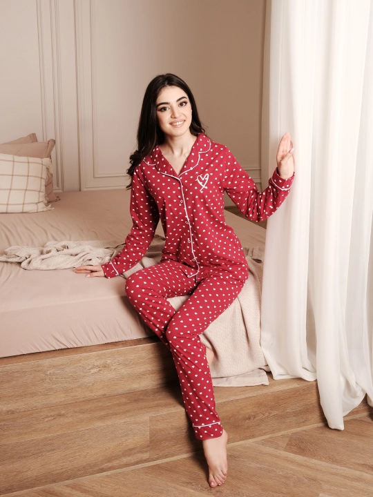 Ayollar uchun ikki qismli pijama - 