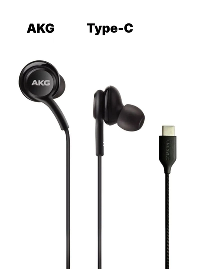 Simli quloqchinlar EO-IC100 AKG Type-C mikrofon bilan - 