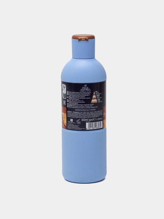 Гель для душа и ванны Felce Azzurra Amber&Argan,  650 мл