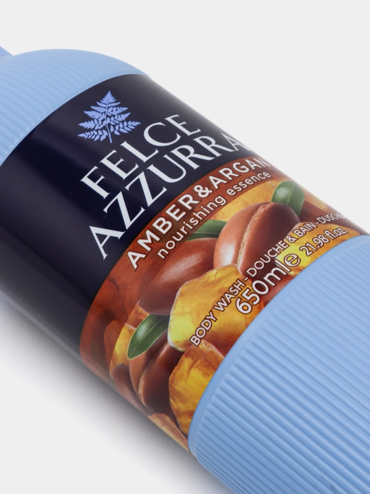 Гель для душа и ванны Felce Azzurra Amber&Argan,  650 мл