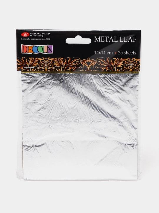 Кumushli potal 25 varaq "Decola" dan, o'lchami 14*14 sm - 
