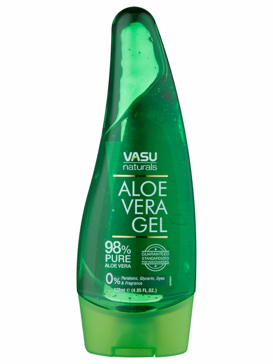 Универсальный гель Vasu Aloe Vera Gel, 120 мл, для увлажнения кожи, лица, тела и волос