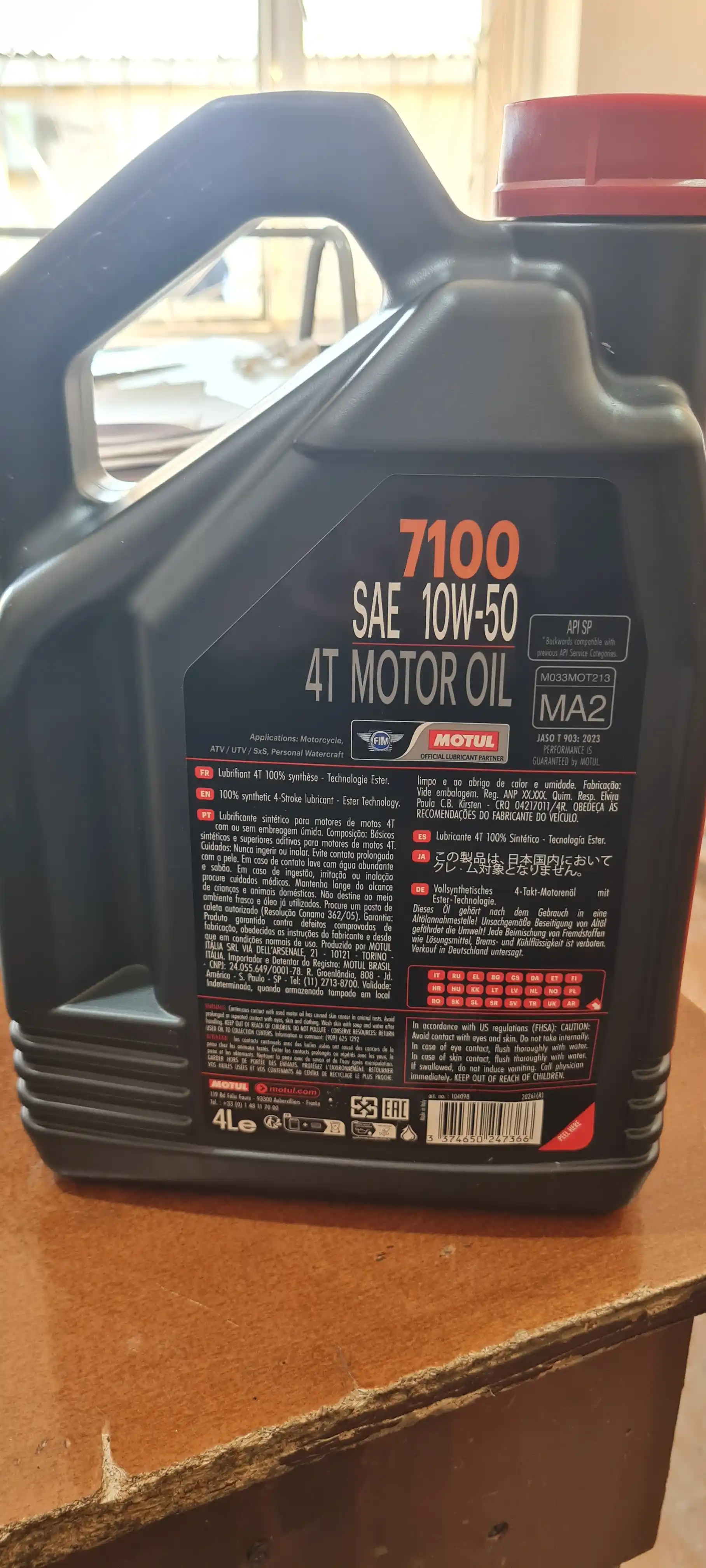 Motor moyi Motul 7100 4T 10w50, 4 litr
