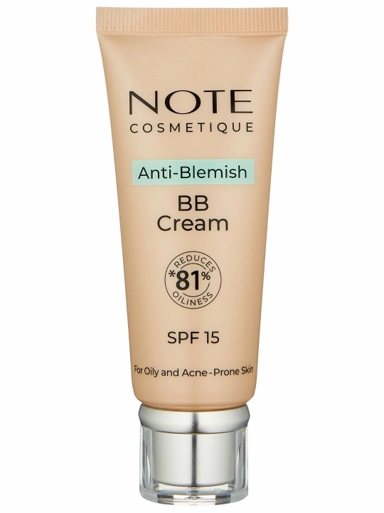 Тональный крем Note BB Cream Anti Blemish 30 мл для ровного тона и маскировки