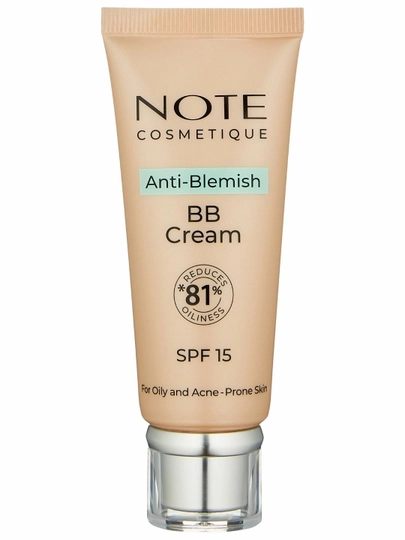 Тональный крем Note BB Cream Anti Blemish 30 мл для ровного тона и маскировки