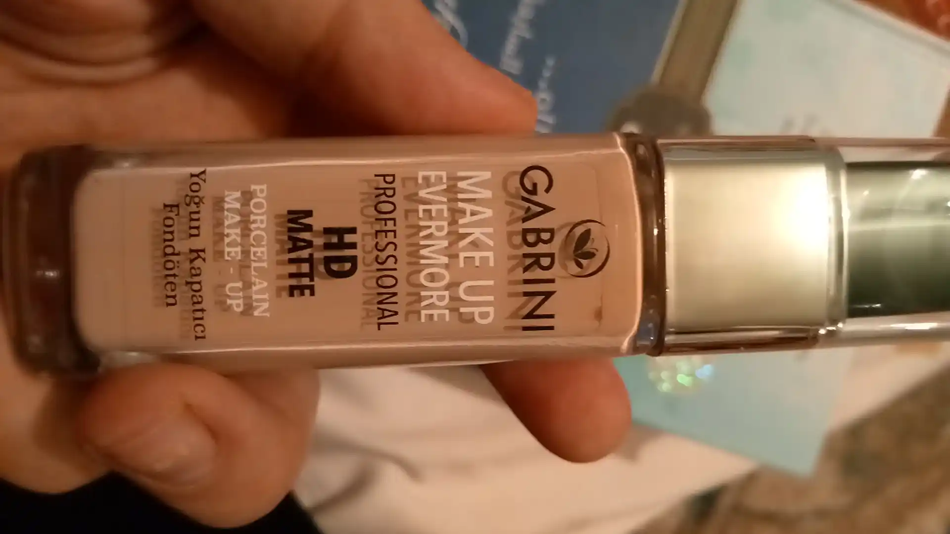 Gabrini Tonal kremi, HD Matte Make Up Evermore, xira, 30 ml