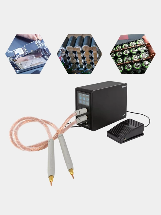 P20B LCD displeyli batareya, impulsli nuqta bilan payvandlash, 14.6 kVt