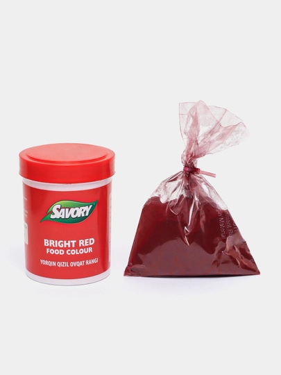 Savory Ярко-красный пищевой краситель, 100 г — SAVORY-FFERGDF