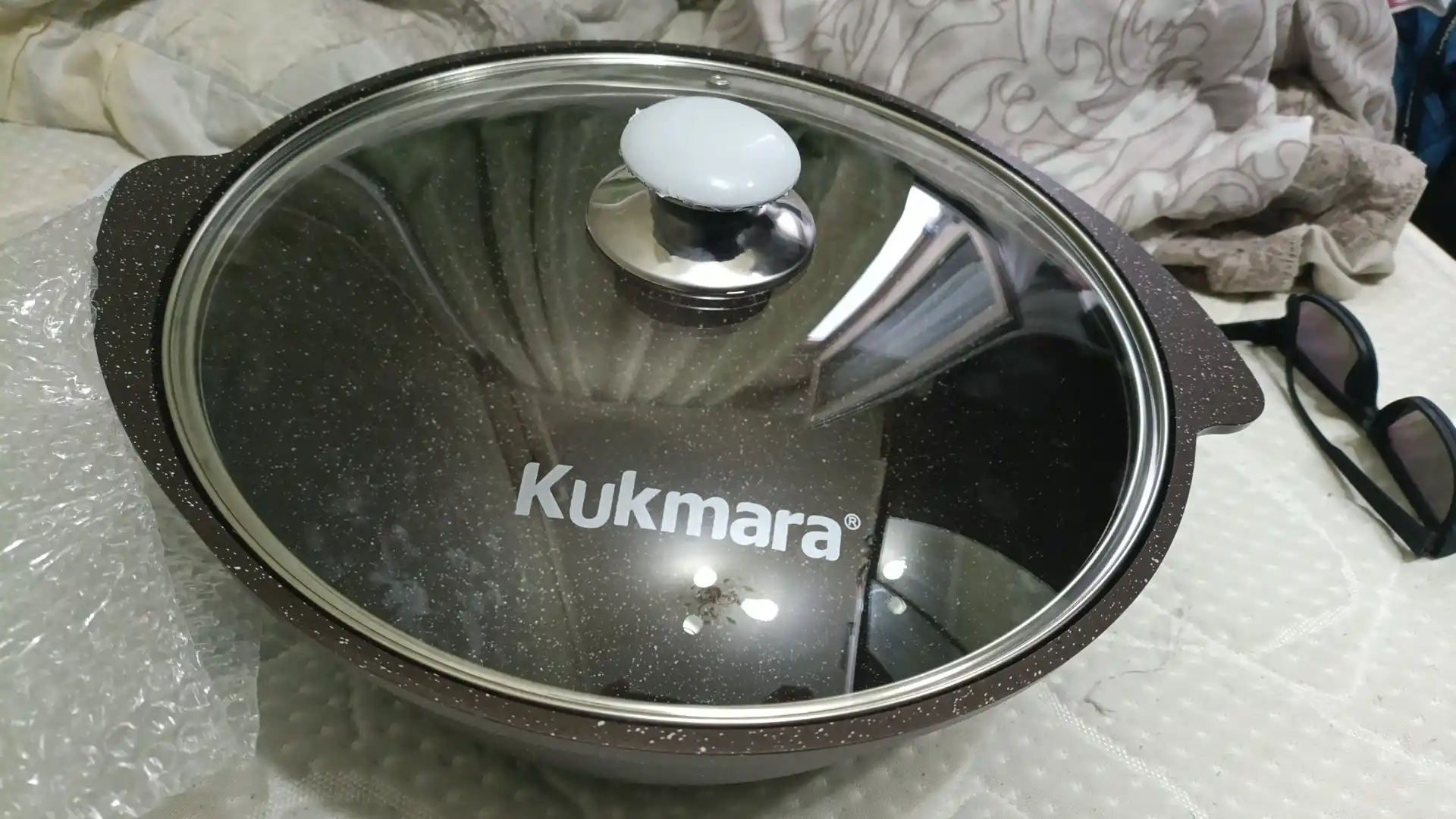 Казан для плова с антипригарным покрытием с крышкой Kukmara