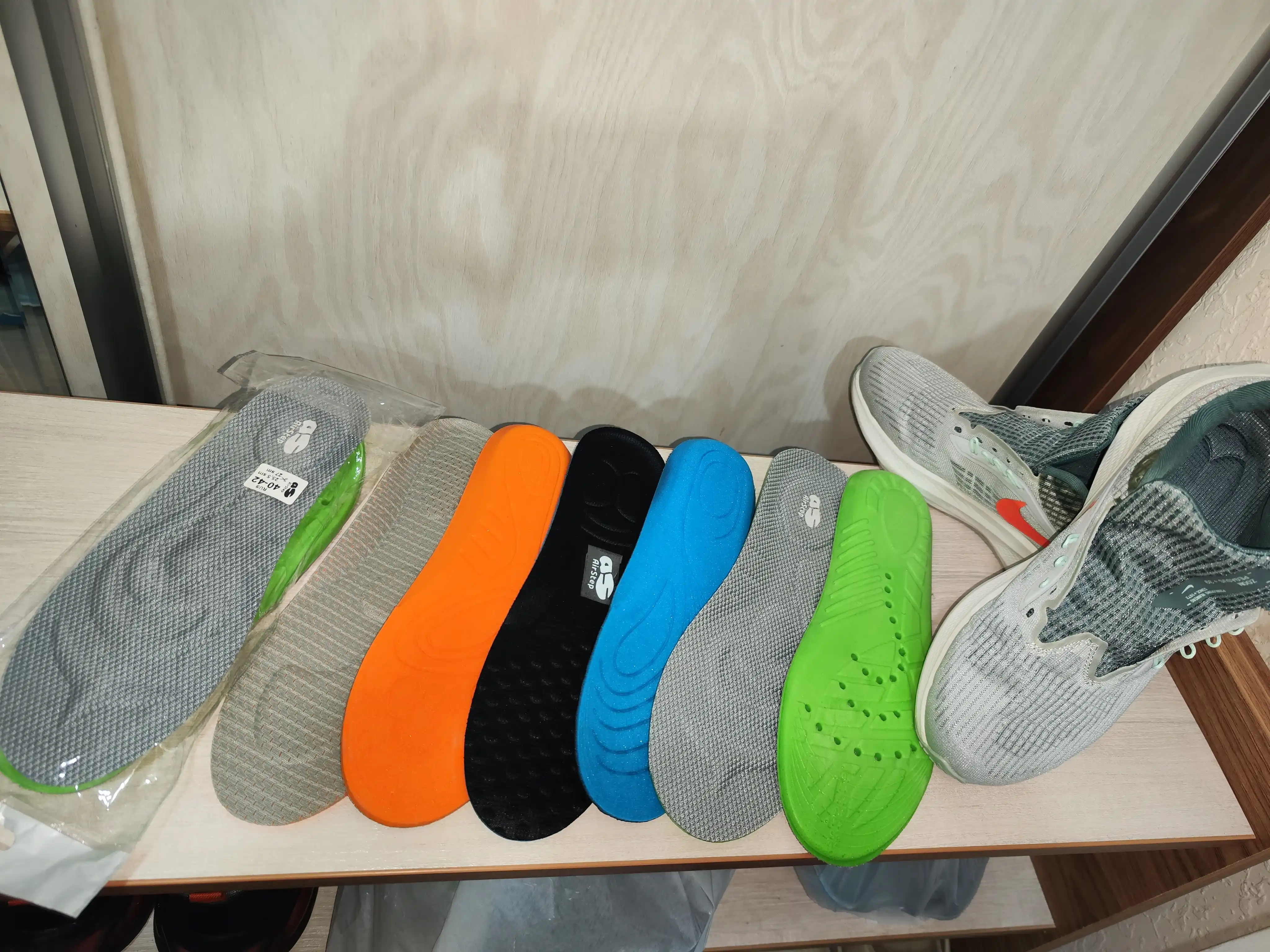Стельки для обуви AIRSTEP, спортивные стельки, для тренировок и повседневной обуви