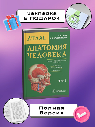 Анатомия человека, Г.Л.Билич В.А.Крыжановкий — GETBOOK-БИЛИЧ