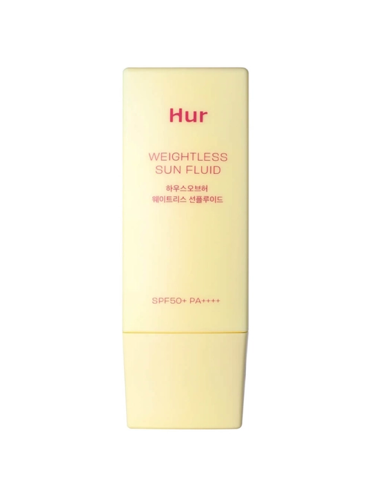 Yuzu bilan yengil quyoshdan himoyalovchi House of Hur Weightless Sun Fluid SPF50+ PA++++