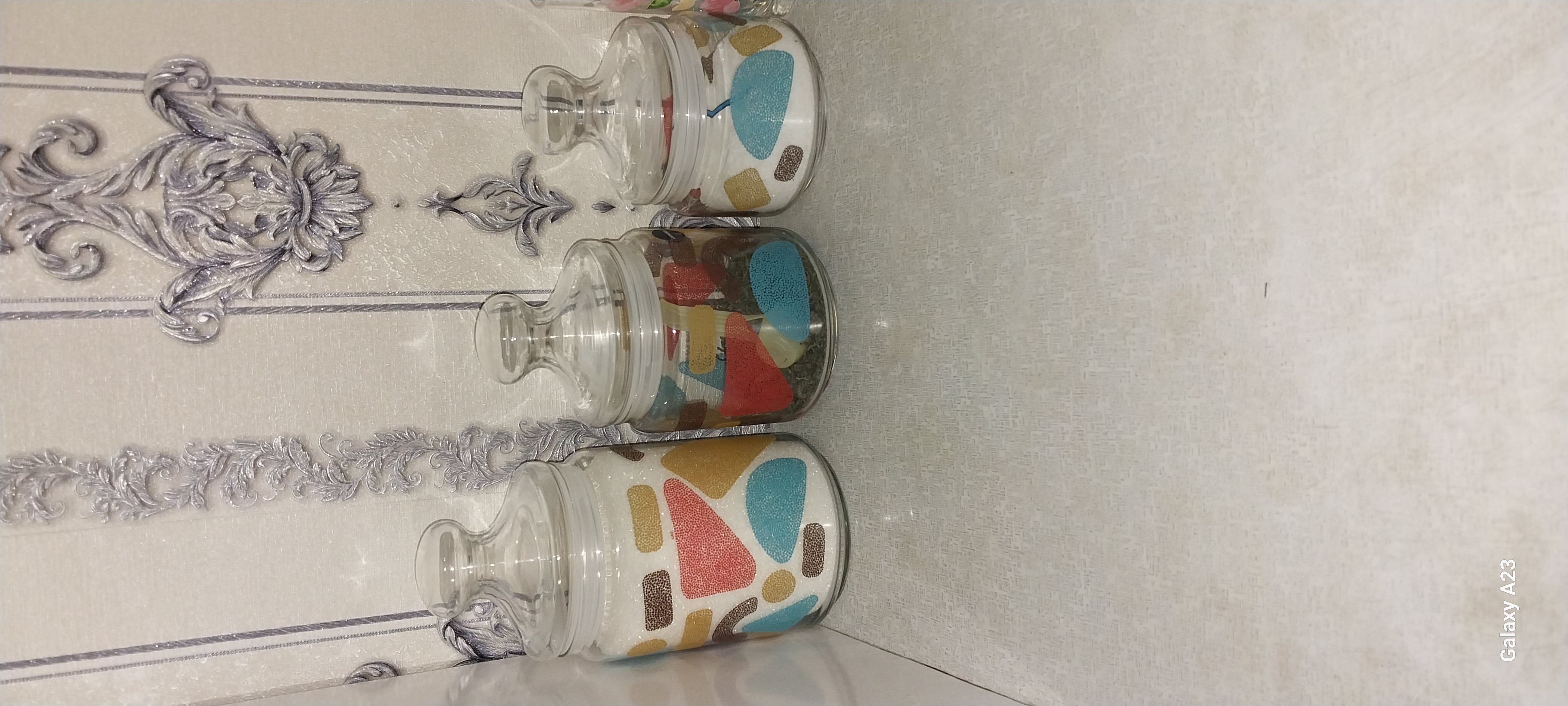 Sochiluvchan moddalarni saqlash uchun Luminarc shisha bankalar to‘plami,500ml/750ml/1000ml