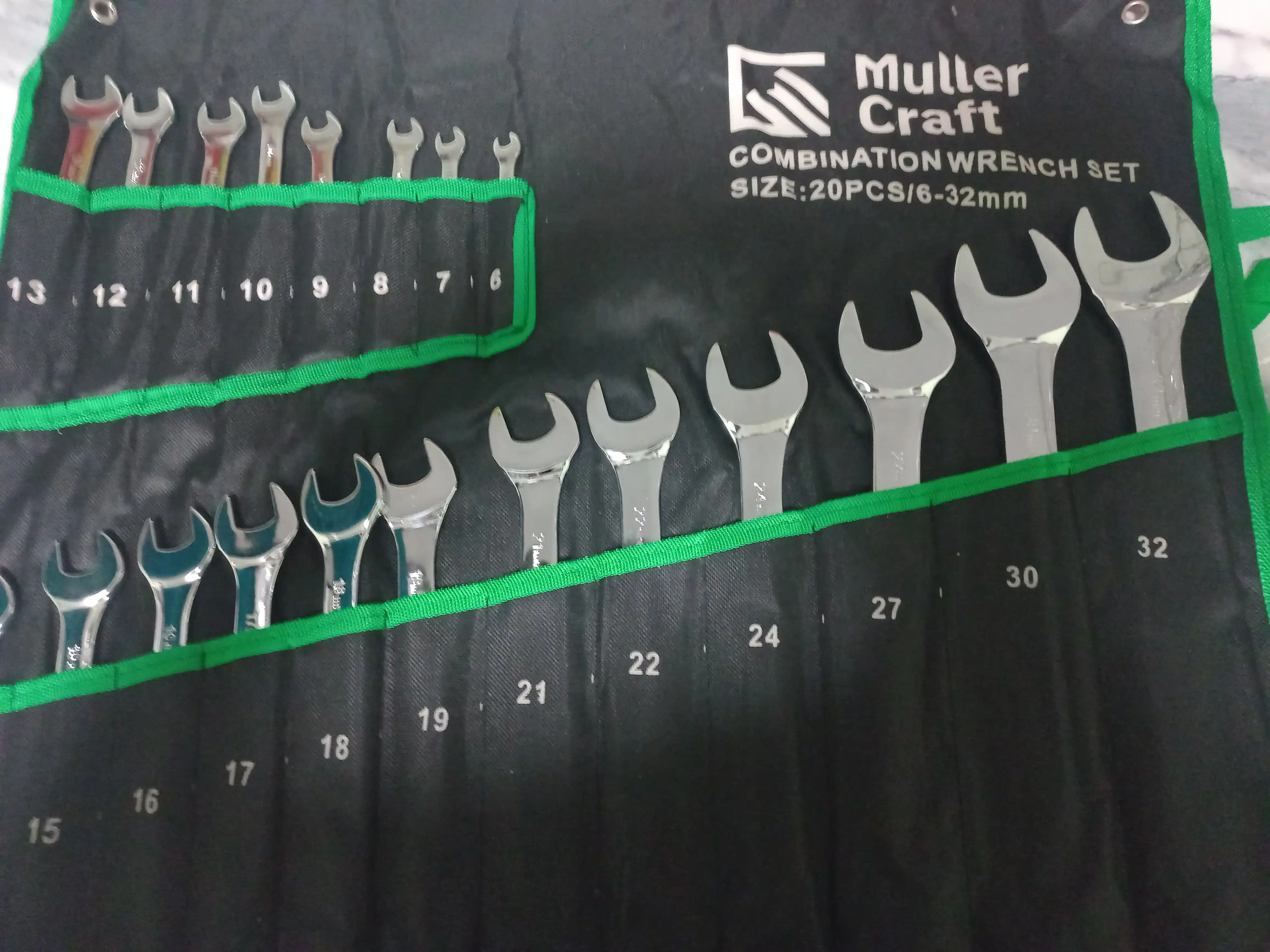 Набор комбинированных гаечных ключей, MK-1012 Muller Craft