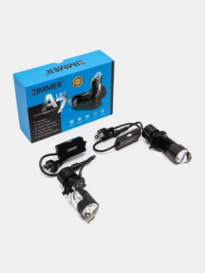 Yoritgichlar led lampa A8 oq va sariq rangli,LED - A7 LED lampalar H4 mini linzali avto - 