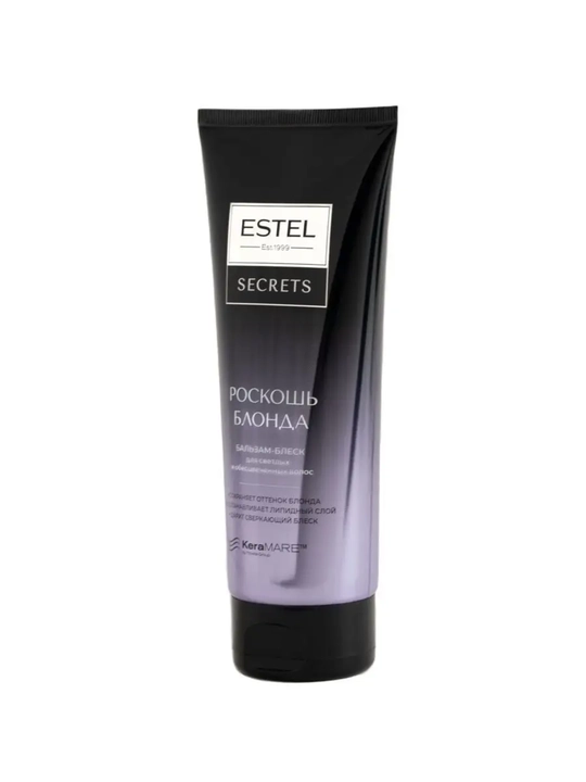 ESTEL SECRETS Roskosh blond balsam-blesk, och rangli va oqartirilgan sochlar uchun, 200 ml
