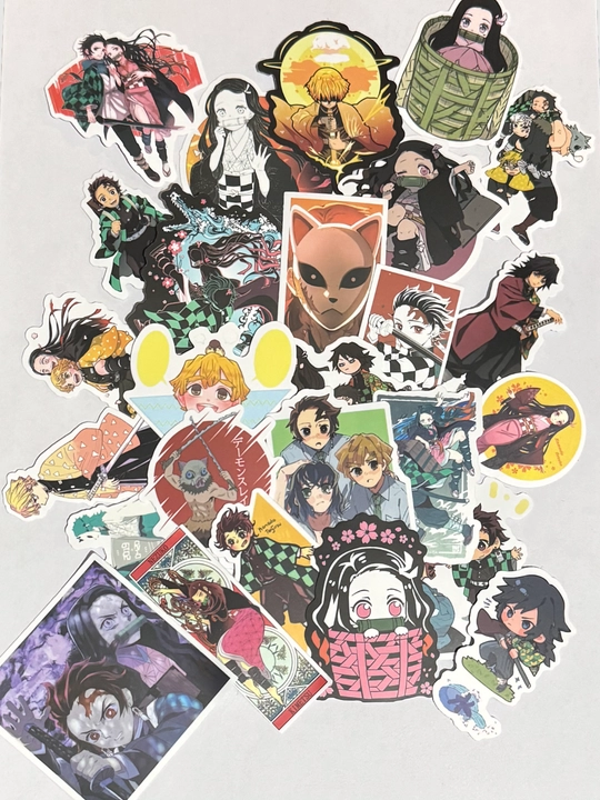 Stiker to'plami Anime Blade, Demon Slayer, 25-50 dona