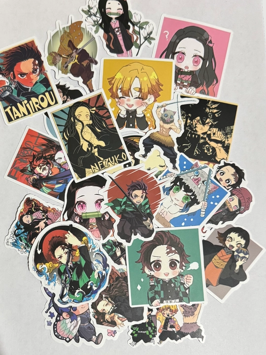 Stiker to'plami Anime Blade, Demon Slayer, 25-50 dona