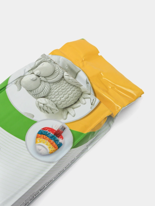 Полимерная глина, для лепки, 500 грамм, коричневая Liyuan