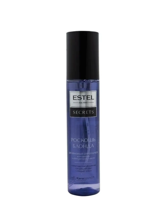 Estel "Roskosh' blond" ikki fazali spreyi, och rangli va oqartirilgan sochlar uchun, 200ml