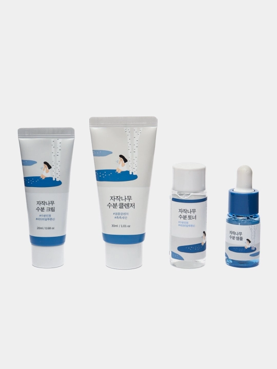 Наборы миниатюр для базового ухода Round Lab Skincare Trial Kit