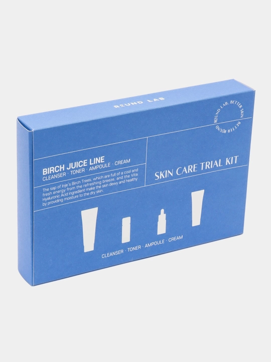 Наборы миниатюр для базового ухода Round Lab Skincare Trial Kit