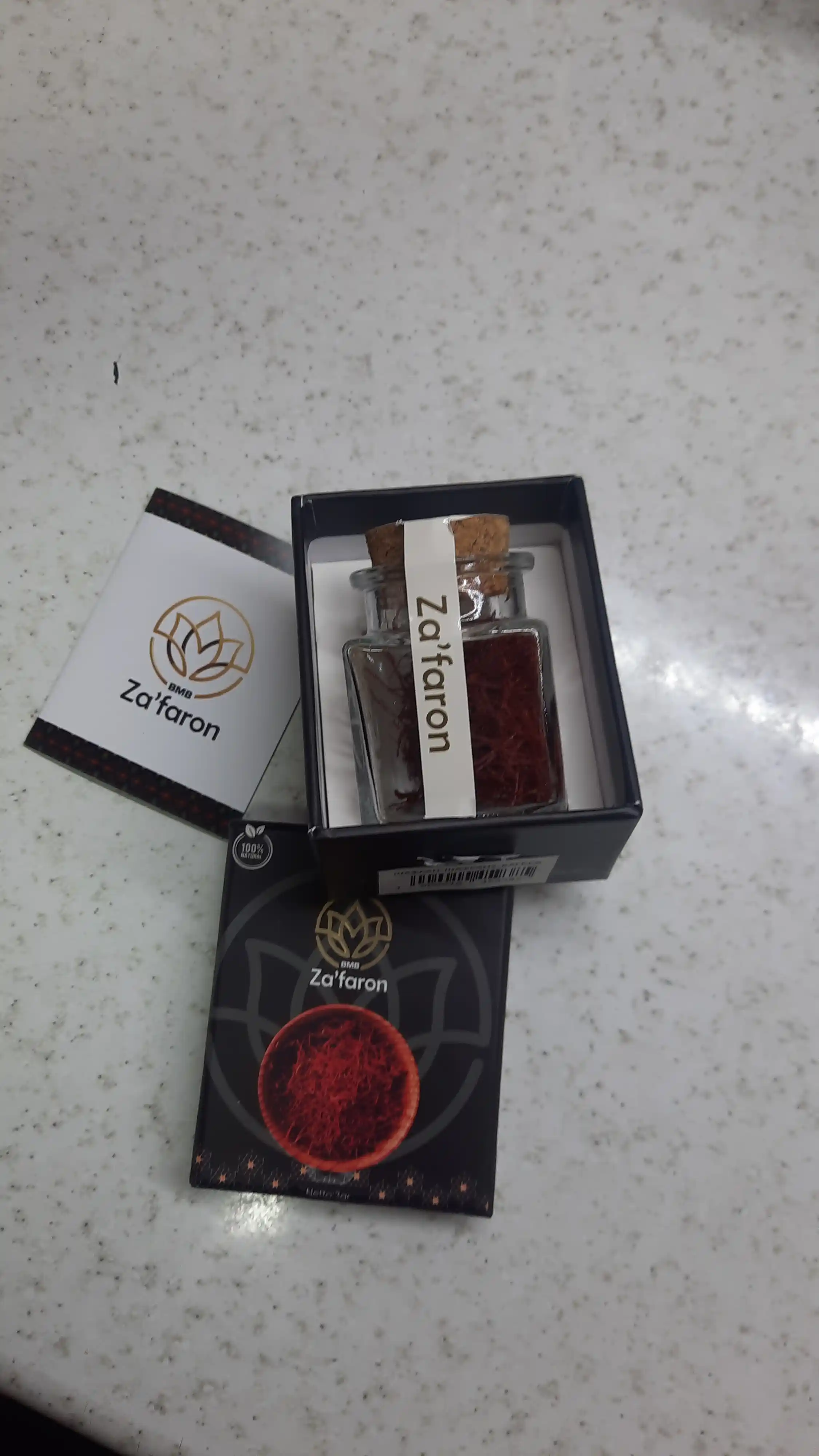 Za'faron, tabiiy shifobaxsh, 3 g