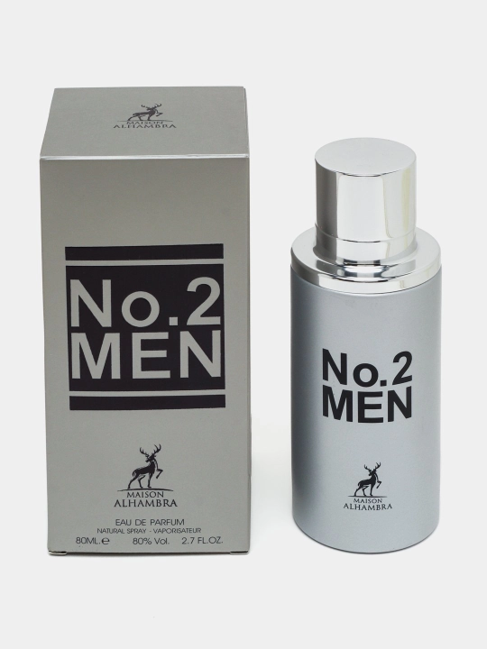 Erkaklar uchun parfyumlangan suv No.2 MEN, 80 ml - 