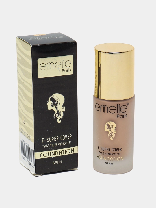 Тональный крем для лица Emelie, SPF 25, увлажняющий, матовый тон, 45 мл - 