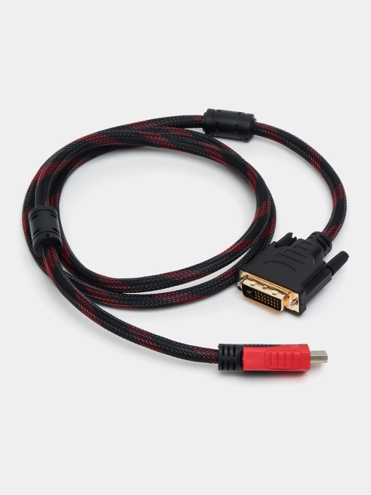 Кабель DVI -D 24+1 на HDMI, 1.35 м, 1080p