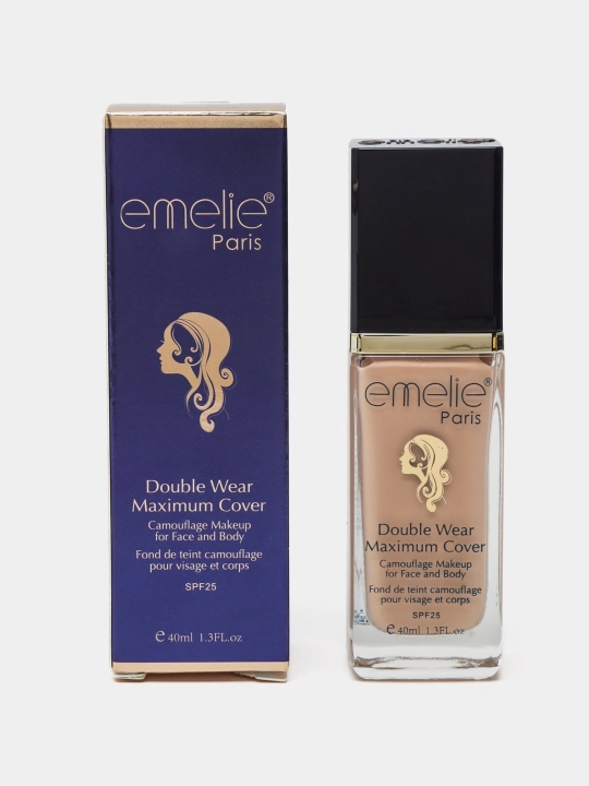 Tonal krem, Emmelie SPF 25, namlovchi, mat ohang, 45 ml