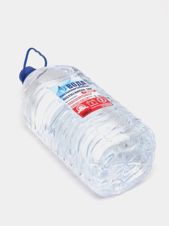 Distillangan suv, ikki marta tozalash darajasi, 10 litr
