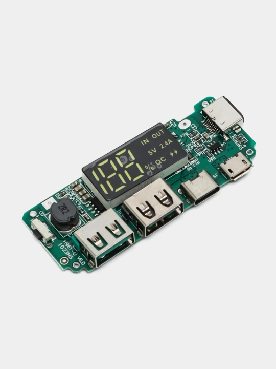 H961-U V6.0 boshqaruvchi boshqarmasi LED diplayli powerbankga, USB, 5V, 2.A - 