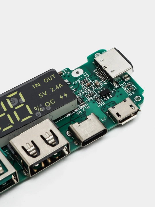 H961-U V6.0 boshqaruvchi boshqarmasi LED diplayli powerbankga, USB, 5V, 2.A