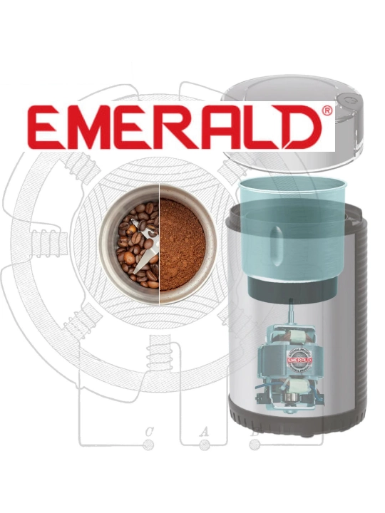 Elektr kofemolka, qahva maydalagich, blender maydalagich  EMERALD EK792CG