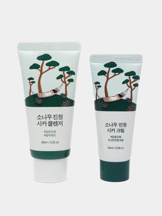 Наборы миниатюр для базового ухода Round Lab Skincare Trial Kit
