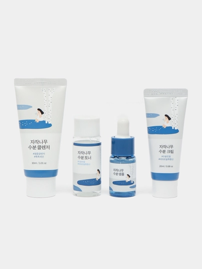 Наборы миниатюр для базового ухода Round Lab Skincare Trial Kit