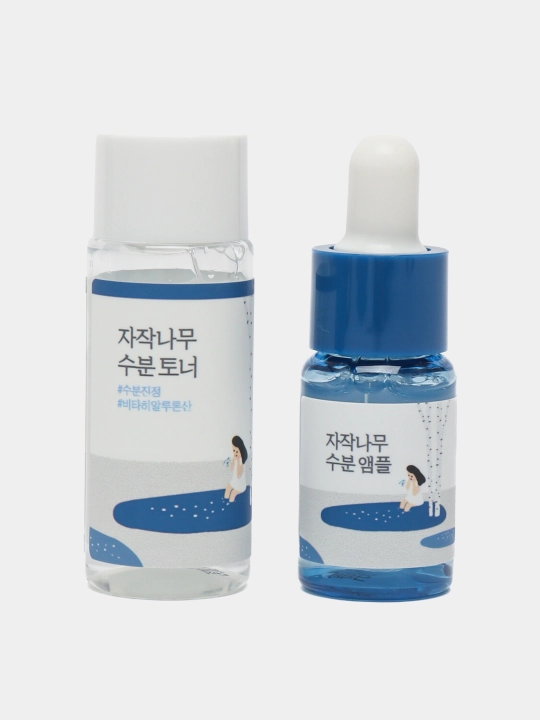 Наборы миниатюр для базового ухода Round Lab Skincare Trial Kit