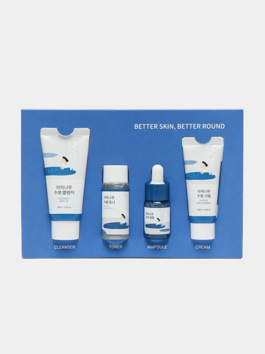 Наборы миниатюр для базового ухода Round Lab Skincare Trial Kit