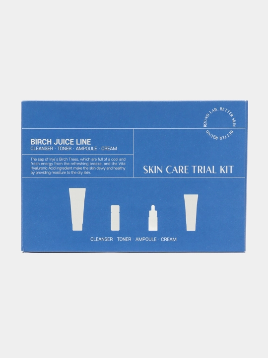 Наборы миниатюр для базового ухода Round Lab Skincare Trial Kit - 