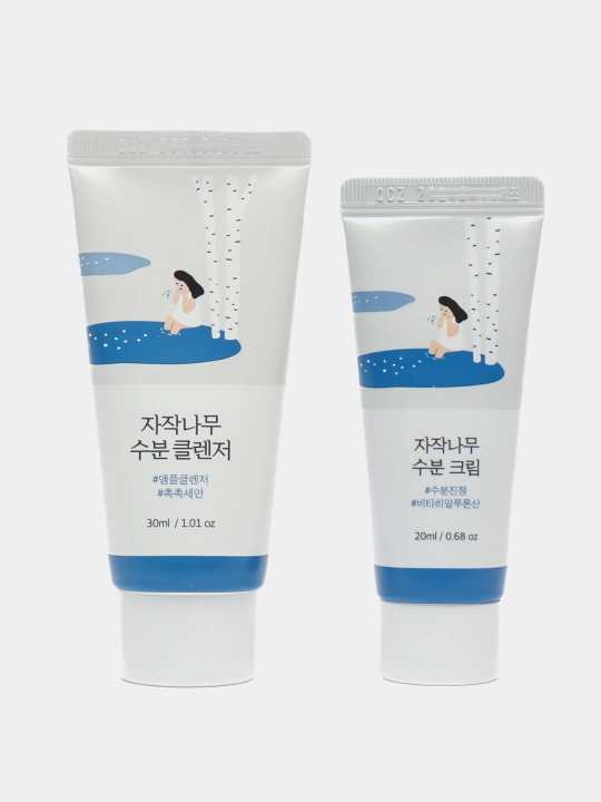 Наборы миниатюр для базового ухода Round Lab Skincare Trial Kit