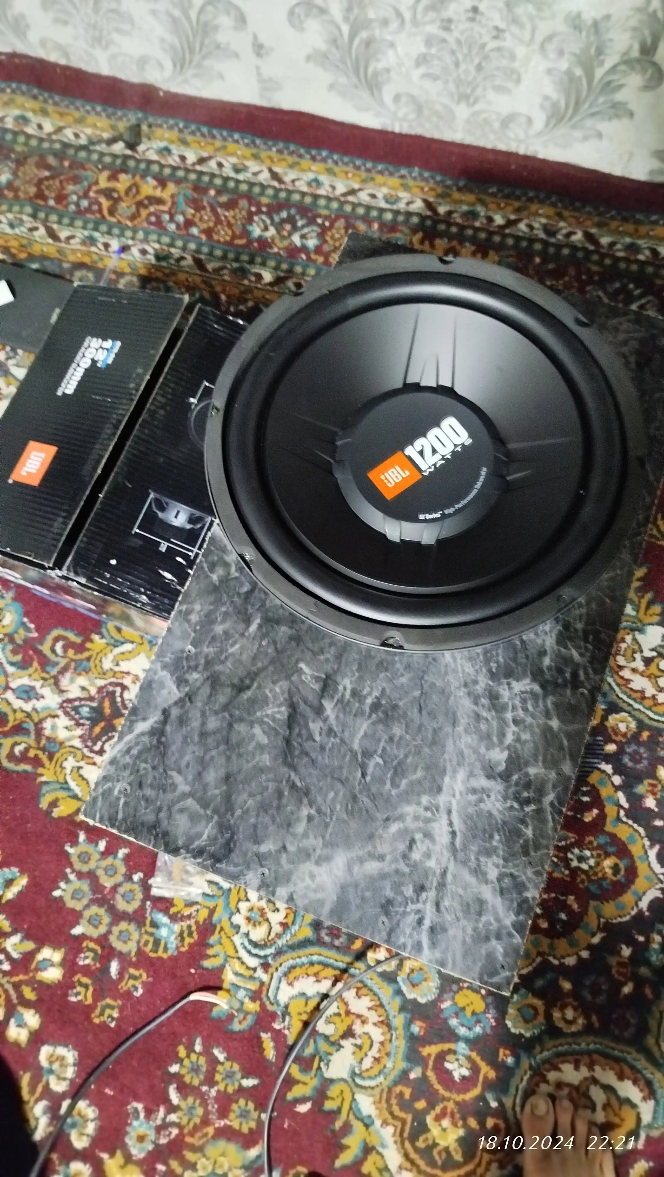 Сабвуфер JBL GT5-S12, 1200 Вт мощный бас и чистый звук