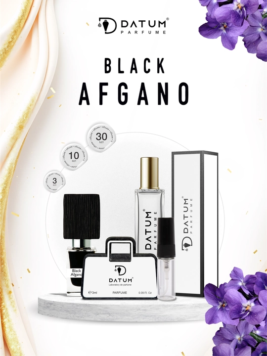 Духи унисекс Datum Parfume Black Afgano с удом, ладаном, амброй и древесными нотами - 
