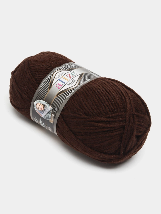 To'qish uchun ip Alize Superlana Midi, 25% jun, 75% akril, 100 g, 170 metr